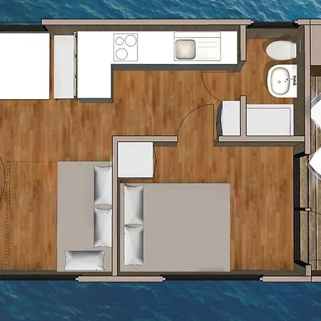 Premium Houseboat On The Lake Båthotell Heiligenhafen